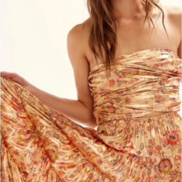 Free People Floral Wrap Dress - Picture 4 of 5